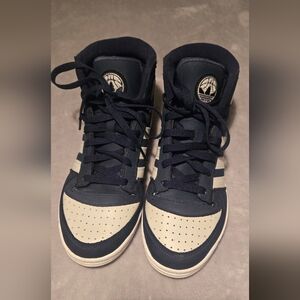 adidas Navy and White Sneakers